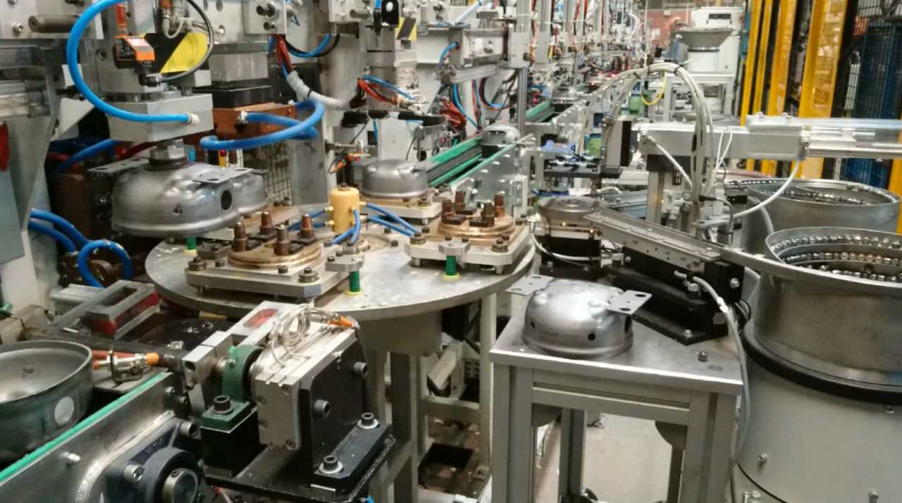 Buzdolabı Kompresör Kapak Kaynak Montaj Hattı